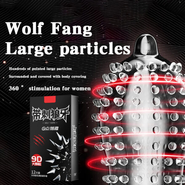 4494b5d3b44dd363 Lasting Big Particles Condoms Sex Tool for Men Spike Condom Ultra Slim Fast Delivery G Spot Stimulation Penis Sleeve Sex Product