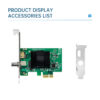 UNISHEEN Vmix OBS Streaming Live Broadcast HD PCIe 1080P ux SDI HDMI Video Capture Card