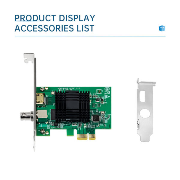 UNISHEEN Vmix OBS Streaming Live Broadcast HD PCIe 1080P ux SDI HDMI Video Capture Card