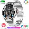 New 1.85-inch ultra smartwatch, GPS track, HD Bluetooth call; 710 mah large battery 400+ dial, suitable for Huawei Xiaomi