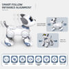 Funny RC Electronic Stunt Voice Command Programmable Touch-sense Music Song Robot Dog for Children's Toys