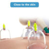 44b8d4c9fa4c839d 32 Pieces Professional Vacuum Acupuncture Cupping Massager Therapy Cans Vacuum Cupping Care Anti-Cellulite Suction Cups For Body