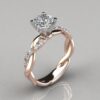 44cd08e0c22bd59f DIWENFU 14K Rose White 1 Carat FL for Female Sier Gemstone 14 K Gold Jewelry Diamond Ring Box