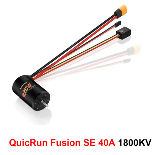 Hobbywing QuicRun Fusion SE 1200KV / 1800KV Sensored Brushless Motor Built In 40A ESC 2 in 1 Waterproof For 1/10 1/8 RC Car part
