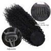 44eb2ef576cdd091 Curly Extensions Clip in Synthetic Drawstring Ponytail Wig Long 32Inch Water Wave Afro Pony Tail Women Hairpiece False