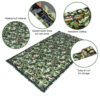 PE Emergency Camouflage Waterproof Portable Survival 120x200cm Sleeping Bag for Outdoor Camping Hiking Adventure