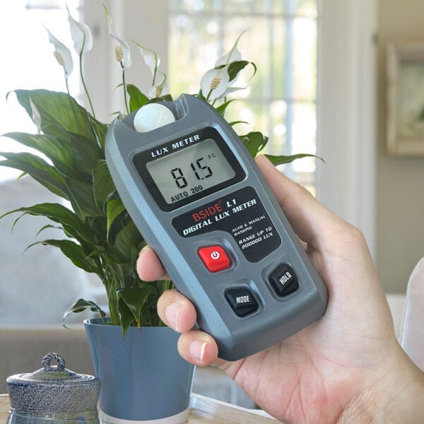 BSIDE Digital Illuminometer 0~200,000 LCD Pocket Light Meter /FC Measure Tester Sensor Photometer meter