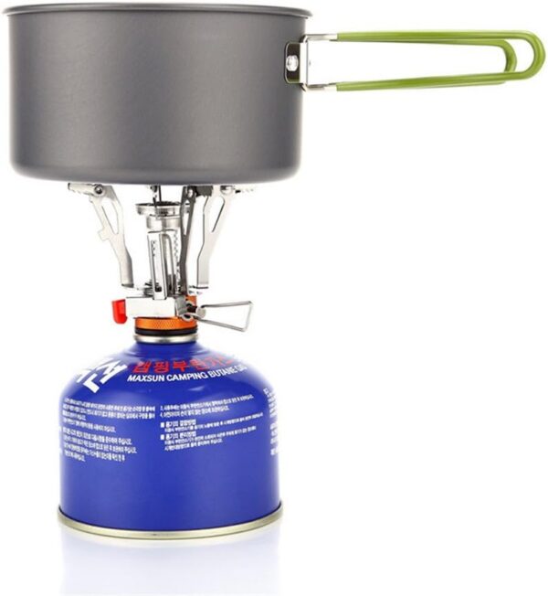 453543f538c06a56 AOTU Portable Camping Stoves Backpacking Stove with Piezo Ignition Stable Support Wind-Resistance Camp Stove for Outdoor Camping Hiking Cooking