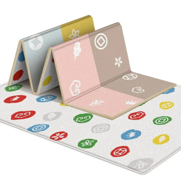 4547eee08162a692 Large Portable Baby Play Mat for Outdoor Camping and Crawg, Foldable Children Carpet with Double-Sided Pattern and, 177x64cm