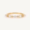 CANNER Square Black Diamond Ring 100% Sterling Sier Anillos Gold For Women Fine Jewelry Wedding Rings Bijoux
