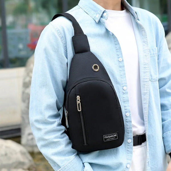 4559d14dbb2da92c Men New Leisure Fashion Trend One Shoulder Chest Outdoor Sports Multi Functional Crossbody Bag