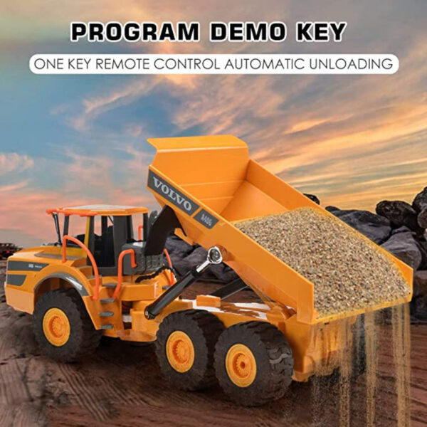 456c132b2a3fbae6 Double E 1/26 RC Truck Dumper Caterpillar Tractor 2.4Ghz Radio Controlled Car Model Engineering Vehicle Excavator Toys For Boys