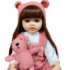 Lifelike Reborn Dolls Realistic Full Silicone Baby Bebe Vinyl 50CM Newborn Girl Doll Princess Toddler Toy Gift