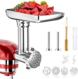 459447f04819d75a Metal Food Grinder Attachments for all KitchenAid chef and Cuisinart Stand Mixers SM-50 Series. Meat Grinders, Sausage Stuff