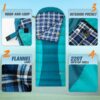 45acb61fba4f68f5 Forceatt Schlafsack Winter, -5°-20 Grad Schlafsack Outdoor für 3-4 Jahreszeiten, Leichtgewichtig und Wasserdicht Warm Schlafsack Camping für Erwachsene Geeignet für Rucksackreisen, Wandern und Reisen.