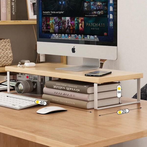 Elevated Monitor Base Home Computer Desktop Creative Rack Office Storage Supplies