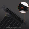 PCIE 4.0 X16 Riser Cable Video Card Extension Shielded Flexible 90° Mounting GPU Express Lossless Black/White