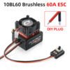 45d15ca8e72af121 Hobbywing QUICRUN Sensored 10BL120 120A /10BL60 60A 2-3S Lipo Brushless ESC for 1/10 Car