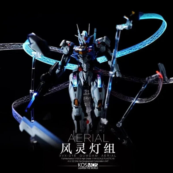 In Stock KOSMOS Light World FM 1/100 Aerial Gundam Funnel RGB Led Matrix Magic Light Set Action Toy Figure Gift
