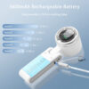 45faa4a7ecc4dc5a Hanging USB Rechargeable Handheld 3600mAh Foldable Mini Neck Portable Small Turbo Fan