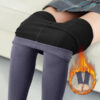 4600820cfa58c021 Women Socks Winter Thermal Pantyhose Solid Color Insulated Legging High Waist Elastic Fleece Tights Slim Warm Sock Pants Out Wear