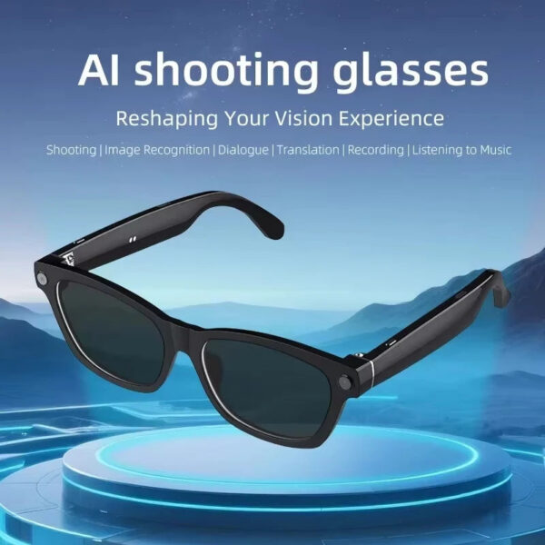 2026 New Smart AI Glasses 800W Shooting Camera HD Photo Video Voice Call Translation Waterproof Bluetooth AI Motorcycle Glasses