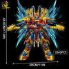461dced8a15fef0d HUIQIBAO SunWuKong Warrior Mech Robot Building Blocks MOC Chinoiserie Action Figure Brick Children City Construction Display Toy