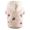 Dog Cat Winter Fleece Clothes Hooded Coat Down Jacket Puppy Pet Clothing For Dogs Chihuahua Yorkie Pug Outfits