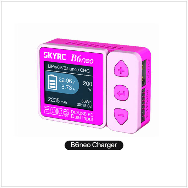 SkyRC B6 neo Smart DC 200W PD 80W LiPo Battery Balance SK-100198 Compact 6S Charger Discharger