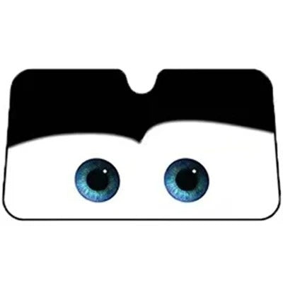 Solar Protection 4 Colors Eyes Heated Windshield Sunshade Car Window Windscreen Cover Shade Auto Sun Visor Car-covers