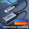Llano 2 in 1 USB/Type-C Capture Card Game Streaming Recording Device Video Collector 1080P 4K HDMI to USB Type-C Live