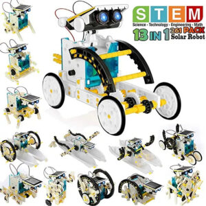 STEM 13-in-1 Education Toys DIY Building Science Experiment Kit for Kids Age 8-12 Solar Powered By Sun Robot Kits