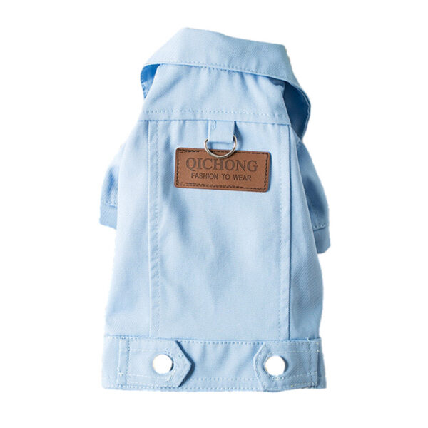 46533e1e7a23b41e Pet Coat with D-Ring Spring Summer Dog Clothes for Small Medium Dogs Puppy Outfits Jacket Chihuahua Yorks Clothing