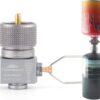 Campingmoon Gas Canister Refill Adapter, Portable Outdoor Gas Saver Lindal Valve Canister Shifter, Camping Canister Vent Valve, Z15