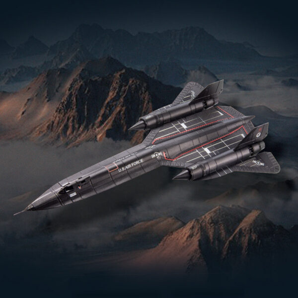466e9af6380c5971 Piececool 3D Metal Puzzles Blackbird Reconnaissance Aircraft Assembly Model Kits Jigsaw DIY Toys for Adult