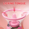 Rose Tongue Licking Cup Sucking Clit Clitoris Dildo Nipple Pussy Stimulator Silicone Adult Sex Toys For Women Couple Joinjjtoy