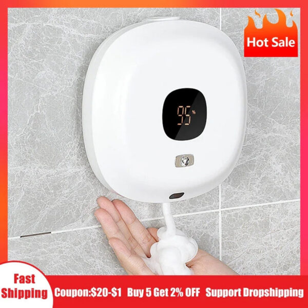 New Wall Mounted Touchless Foam Soap Dispenser Automatic Induction Hand Sanitizer hine For Hotel Household
