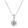 46a942aed1ff7fd6 GRA Certified 1-10ct Moissanite For Women Wedding Bridal S Sier VVS1 Diamond Pendant Necklace Plated Jewelry