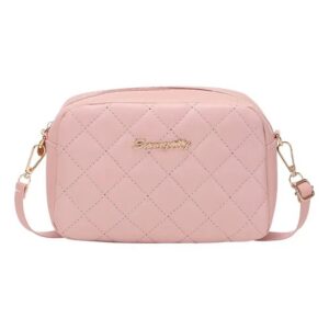 Simple Style Small Shoulder Bags For Women Solid Color Pu Leather Wide Strap Crossbody Bag Female Phone Purse Messenger Handbag