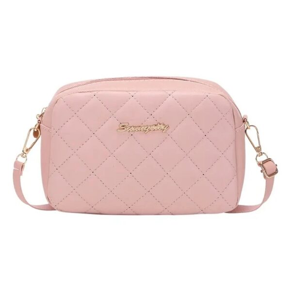 Simple Style Small Shoulder Bags For Women Solid Color Pu Leather Wide Strap Crossbody Bag Female Phone Purse Messenger Handbag