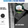 COSTWAY Double Sleeping Bag, Extra Large - 220 x 150 cm - Converts into 2 Singles, Waterproof Sleeping Bag with Free Pillows and Carrying Bag for Camping, Hiking