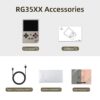46e3f53c0ee8f95d ANBERNIC RG35XX Updated Portable Retro Handheld Game Console 3.5-inch IPS HD Screen Children's Gift Linux Dual Systems GarlicOS