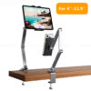 Artpowers Support for Pad Portable Monitor Phone Stand Laptop Adjustable Rotating Tablet Clip Holder Mount