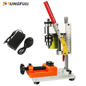 46f175e6f9d760cd Multifunctional Mini Bench Drill Milling Machine 120W DIY High Precision Drilling Machine Chuck Hole Punching Machine