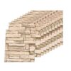 46fe19f9114360da 3D Three-dimensional Wall Self-adhesive Wallpaper Anti-collision Decorative Stickers 10pc