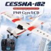 【C0】WLtoys 2.4G F949 LCD Version RC Airplane Cessna 182 3D6G 3Ch Fixed Wing Plane Outdoor Drone RTF With Gyroscope And Night