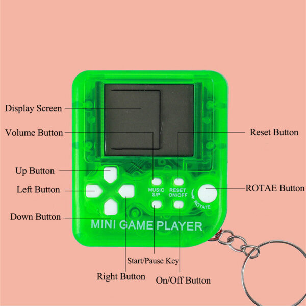 GAMINJA Retro Mini Handheld Players Classic Electronic Games Hand Held Game Child Puzzle Gaming Console Toys Gift
