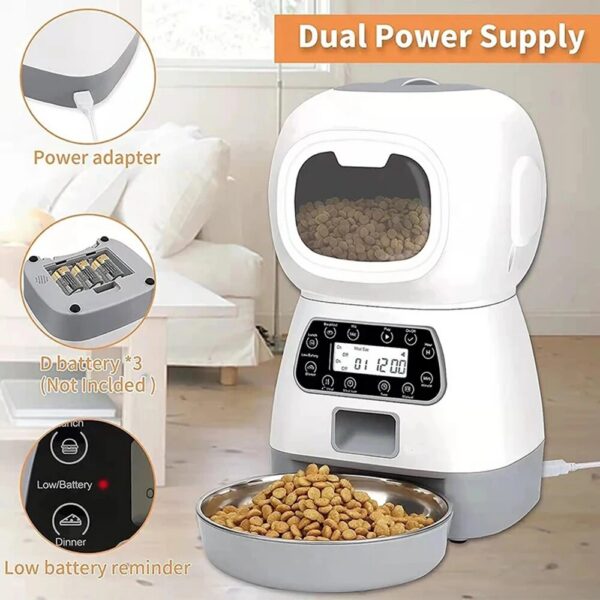 1PC Automatic Pet Intelligent Remote Control Cat And Dog Feeding Timing Quantitative Food hine