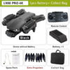 4727aa4fbfdaf09d L900 Pro GPS Drone 4K Professional HD Dual Camera 5G Wifi Photography Brushless Foldable Quadcopter RC Distance 1.2KM Dron Toy