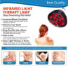 Red Lamp Face 54W 660nm & 850nm Infrared Light Therapy Device For Muscle Joint Pain Relief Skin Health Tools